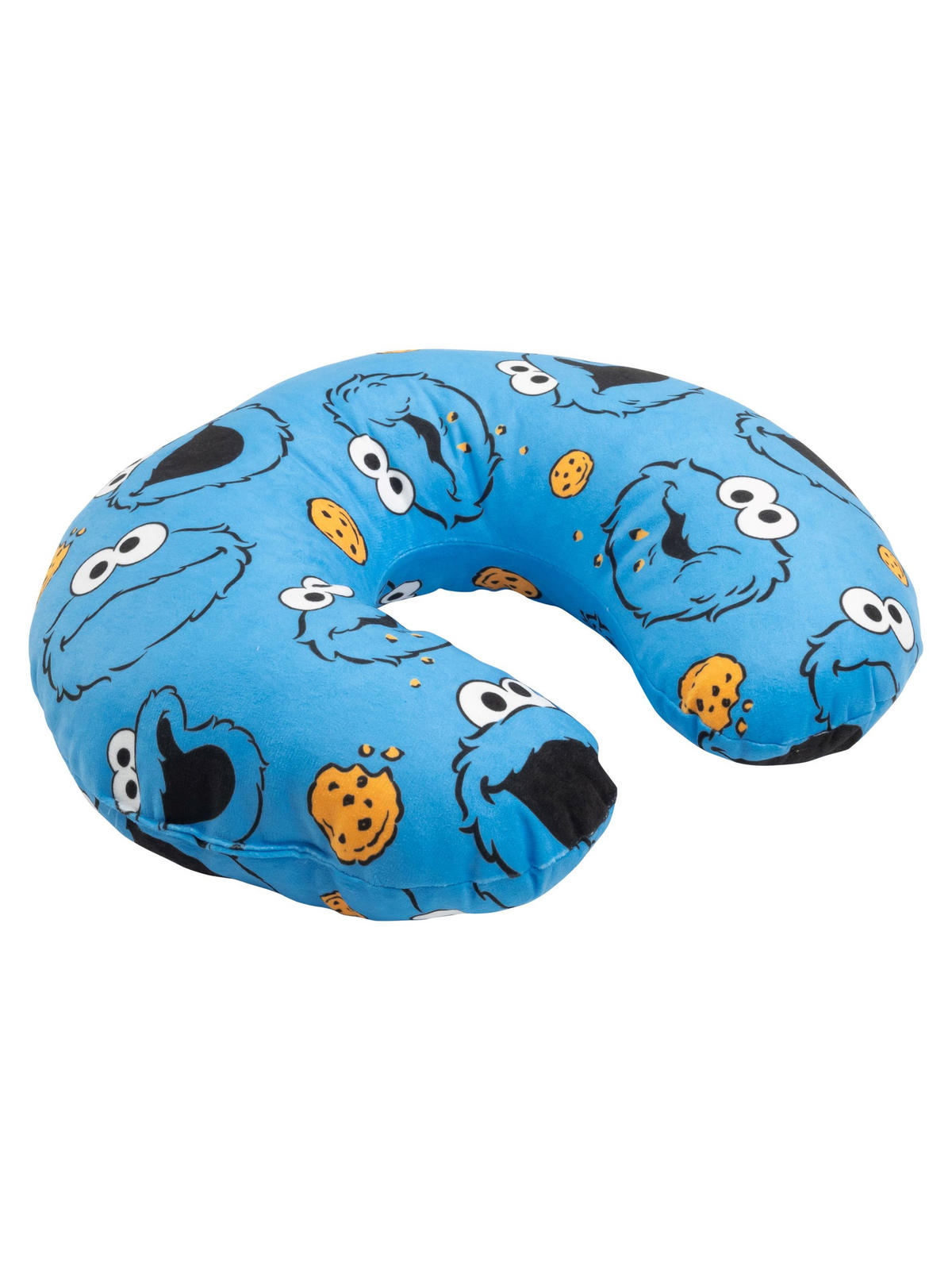 NACKENKISSEN Sesamstraße Krümelmonster Blau 35 x 30 cm - Blau, Textil (35/30cm) - United Labels