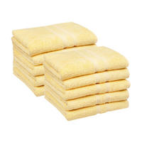 HANDTÜCHER, 6er-Set, 50x100 cm, 100% Baumwolle, Gelb - Gelb, Textil (50/100cm) - Zollner