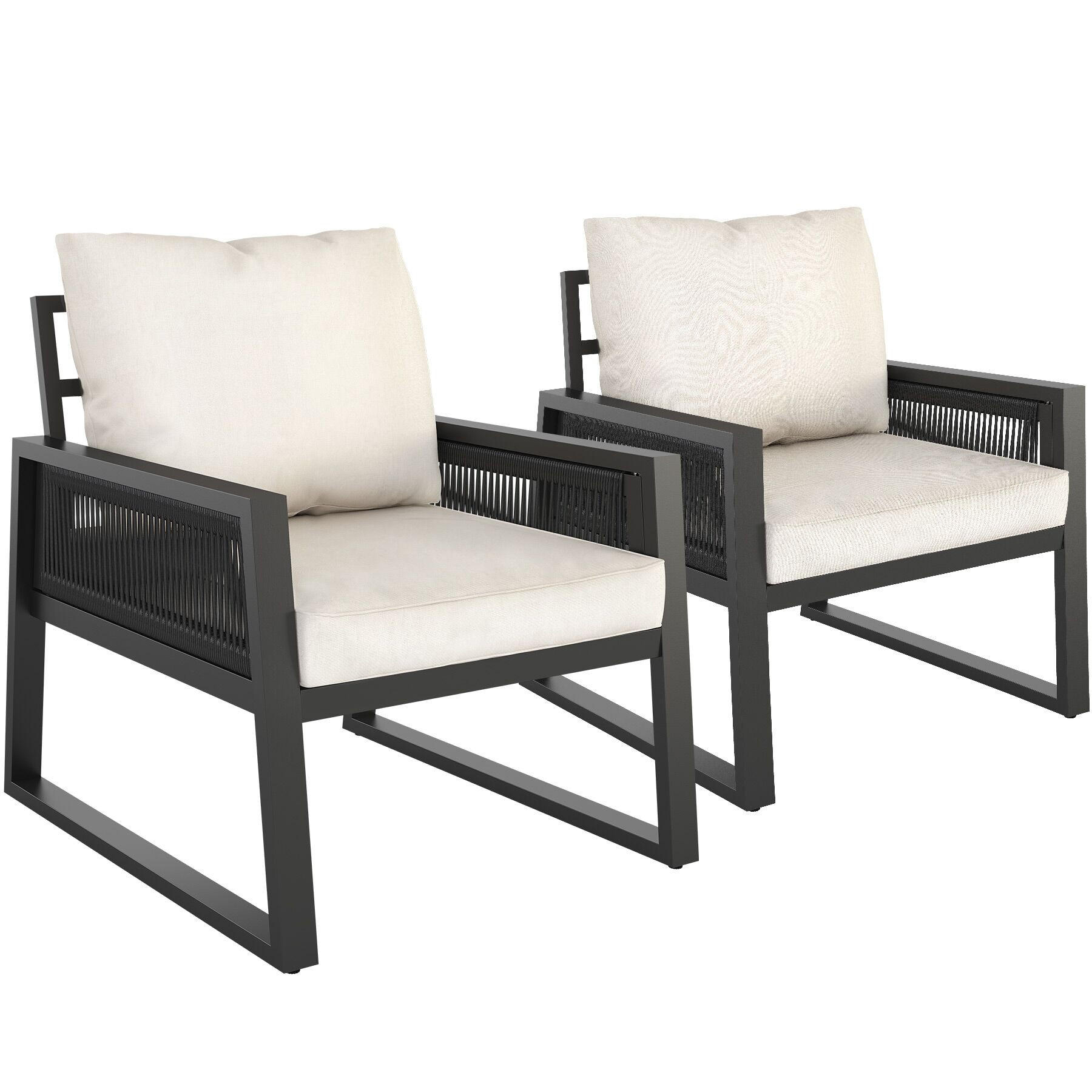 ALUMINIUM GARTEN-LOUNGE SET Captive, höhenverstellbare Füße, anthrazit - Anthrazit, Kunststoff/Metall - tectake