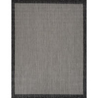 OUTDOORTEPPICH 160/213 cm Schwarz - Schwarz, Kunststoff/Textil (160/213cm) - LIVABLISS