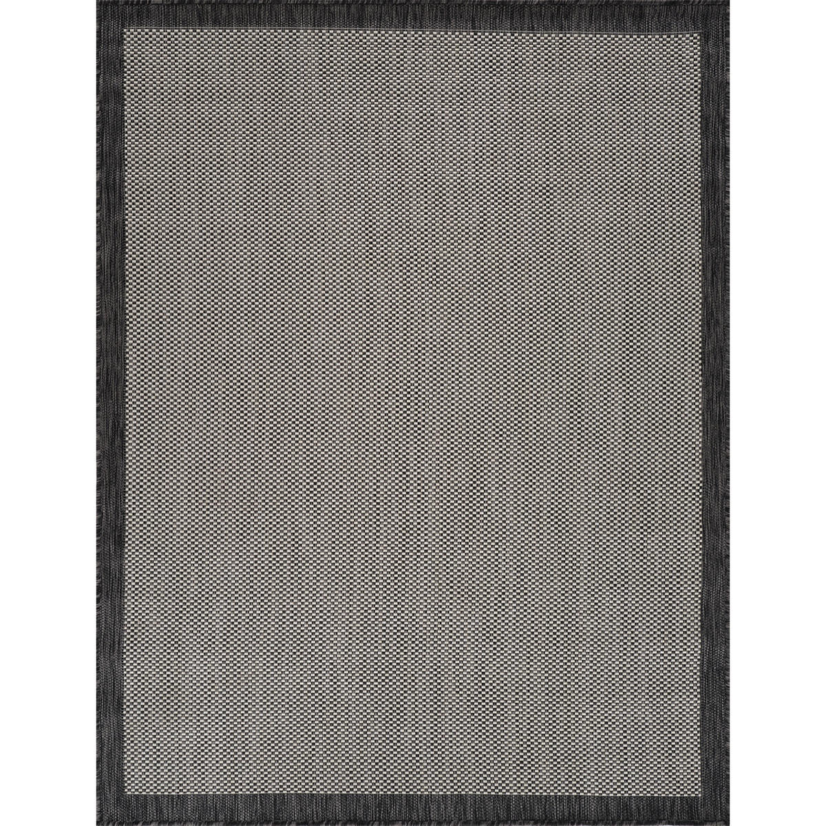 OUTDOORTEPPICH 160/213 cm Schwarz - Schwarz, Kunststoff/Textil (160/213cm) - LIVABLISS