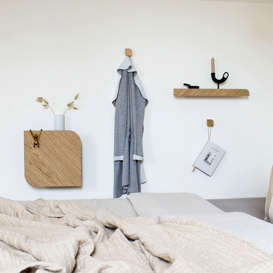 WANDREGAL Cielo klein - Eichefarben, Holz (36.5/5/11cm) - Woodendot