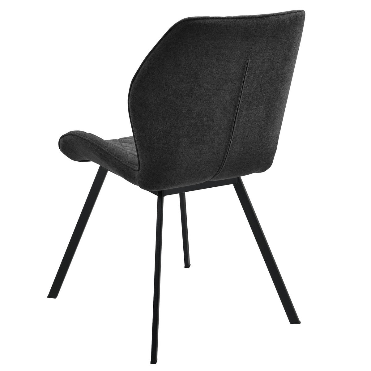 ESSZIMMERSTUHL Sarpsborg 2er Set - Grau, Textil (51/89/64cm) - [en.casa]