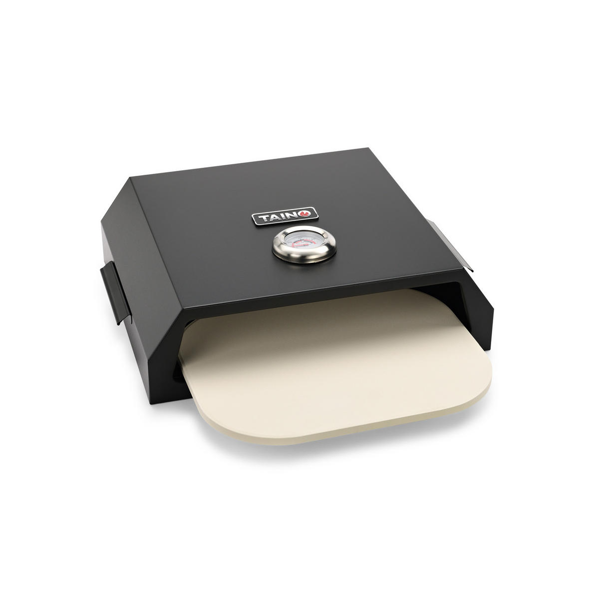PIZZABOX Stahl Schwarz - Schwarz, Metall (45/12/36cm) - TAINO