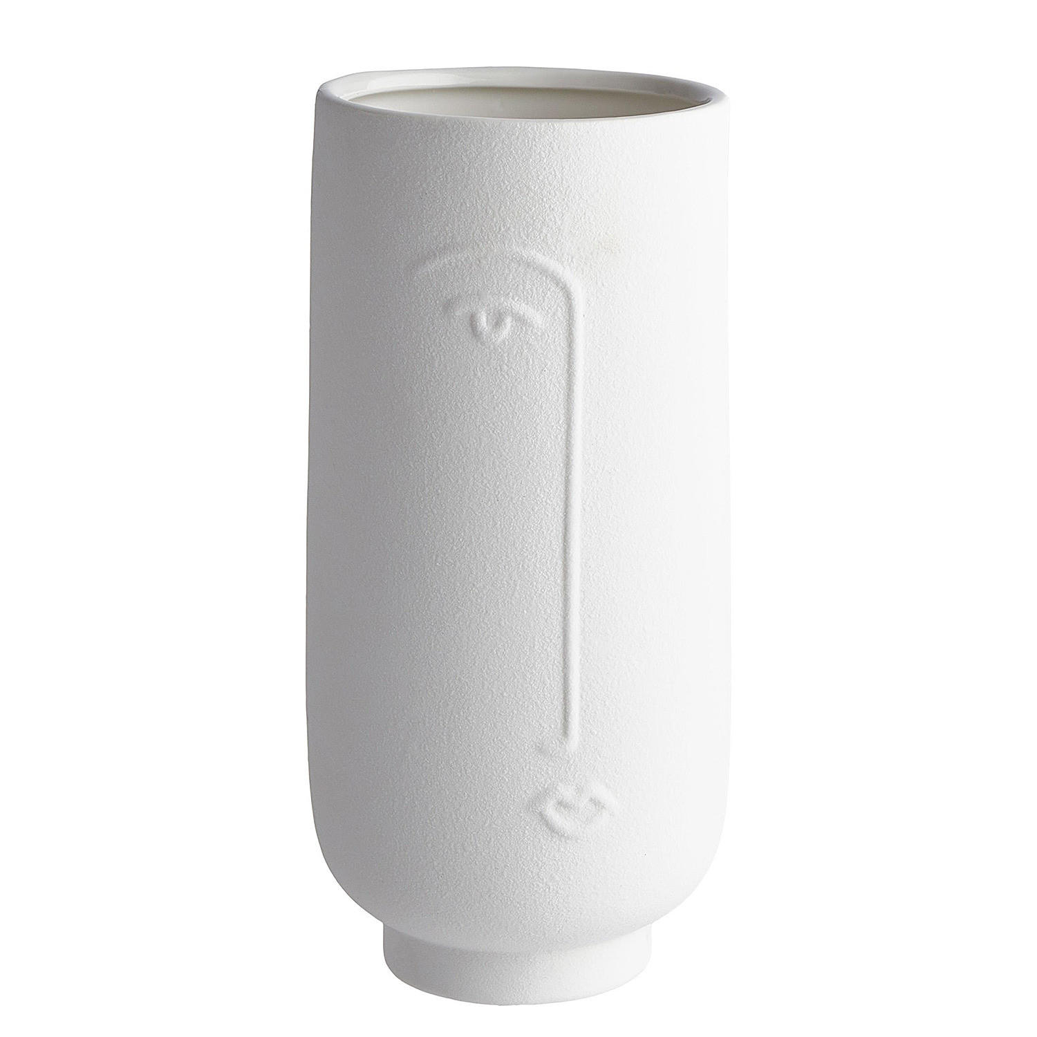 VASE Line Art - Weiß, Keramik (29cm) - Butlers