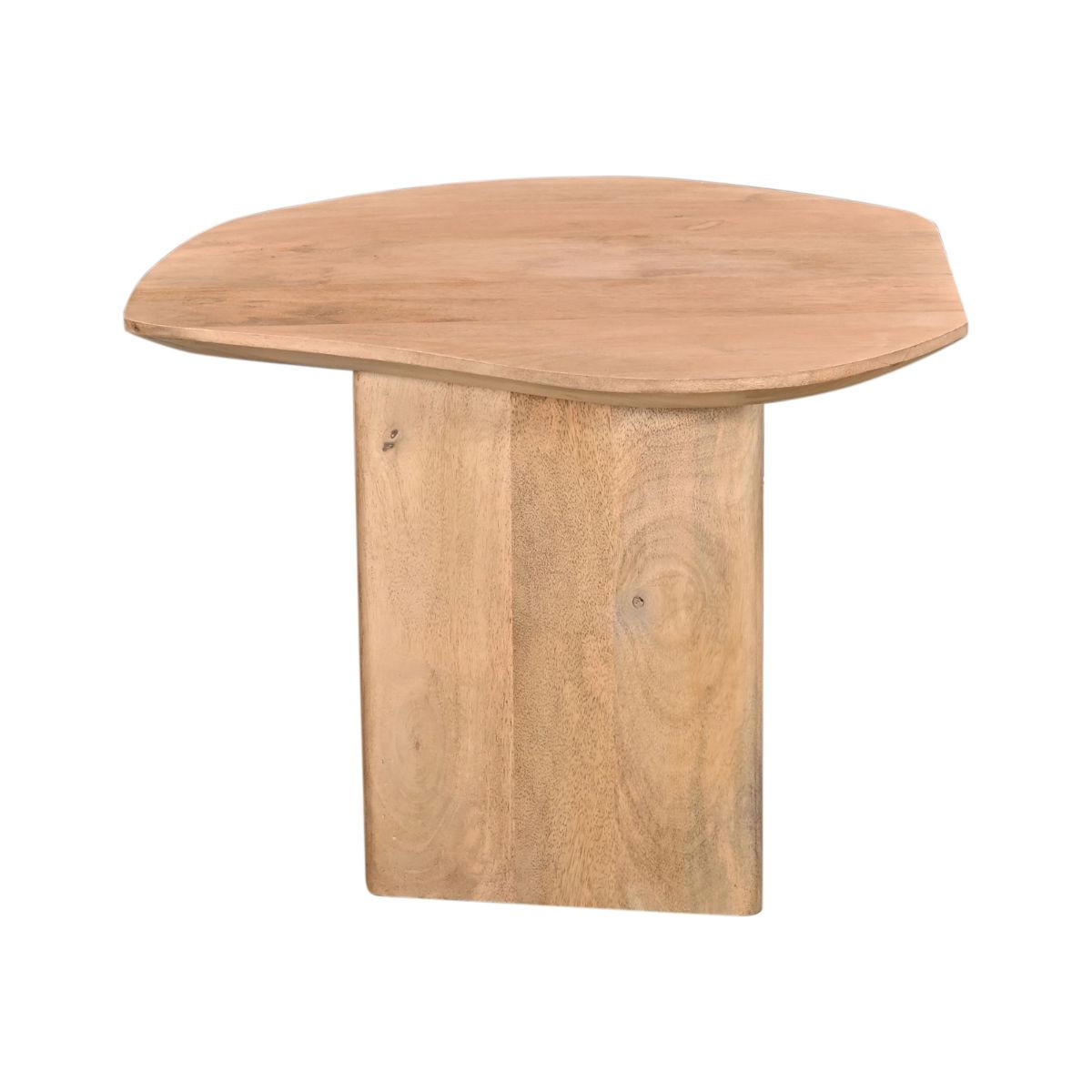 BEISTELLTISCH organisch 2er Set aus Mangoholz 70x60x35cm, natürlich - Braun, Holz (70/60/35cm) - Giga Meubel