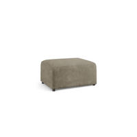 POLSTERHOCKER Megan In Poso - Beige, Holzwerkstoff/Textil (100/45/91cm) - Fun Möbel