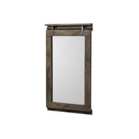 SPIEGEL Mango 65x6x110 grau lackiert RAILWAY #283 - Grau, Holz (65/110/6cm) - Massivmoebel24