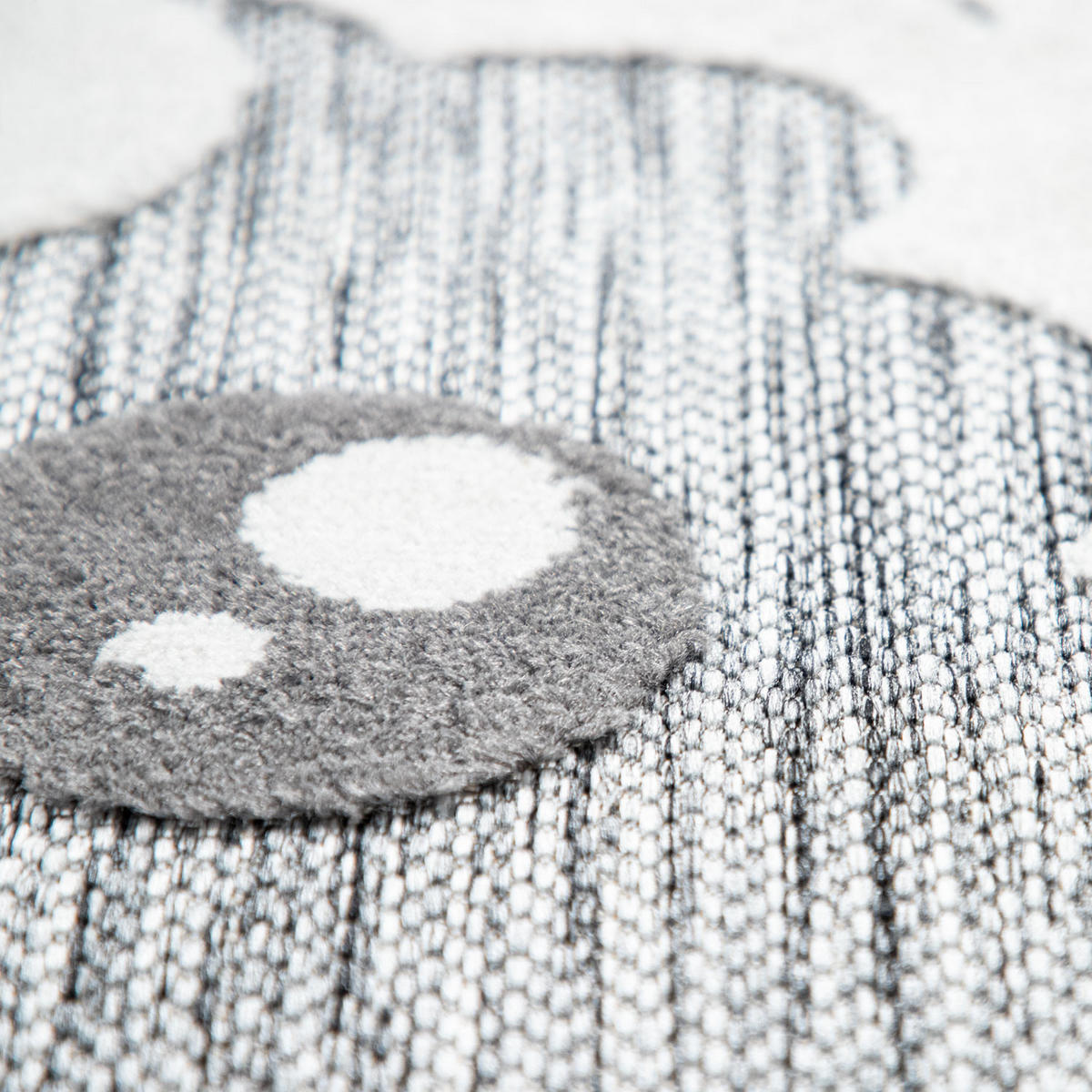 KINDERTEPPICH 160/160 cm Tweet 468 - Grau, Textil (160/160cm) - Paco Home