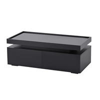 COUCHTISCH Schwarz 95/45/35 cm - Schwarz, Holzwerkstoff (45/95/35cm) - PANGIVO