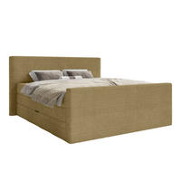 BOXSPRINGBETT Velipoja Cord 160x200 cm, Braun - Braun, Textil (160/200cm) - Fedve