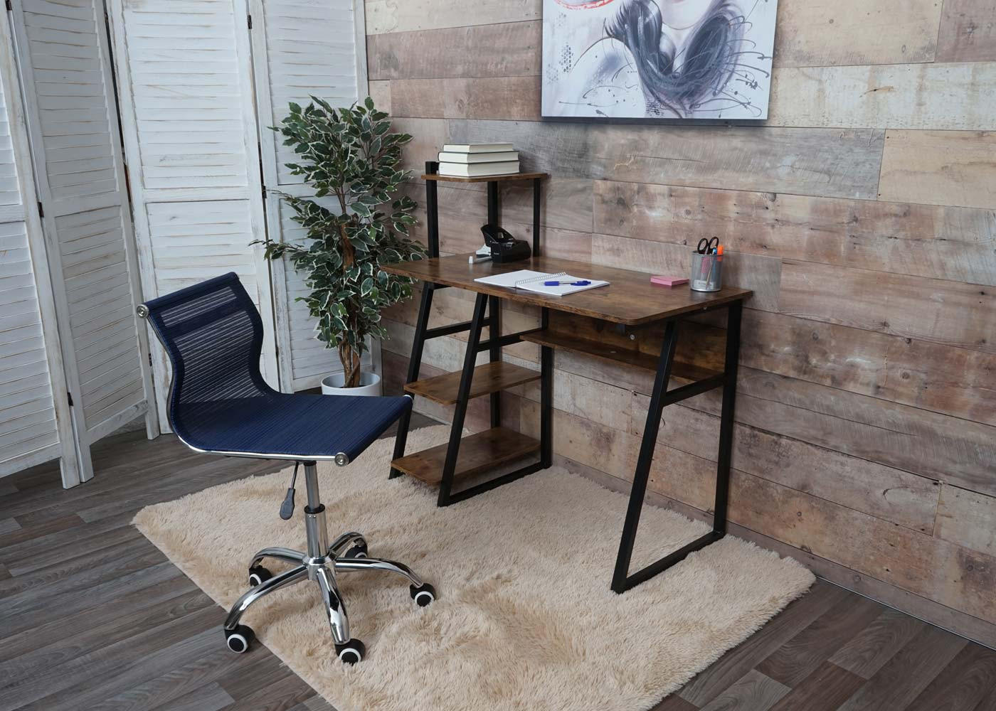 BÜROSTUHL Blau - Blau, Textil (49/82/49cm) - MCW