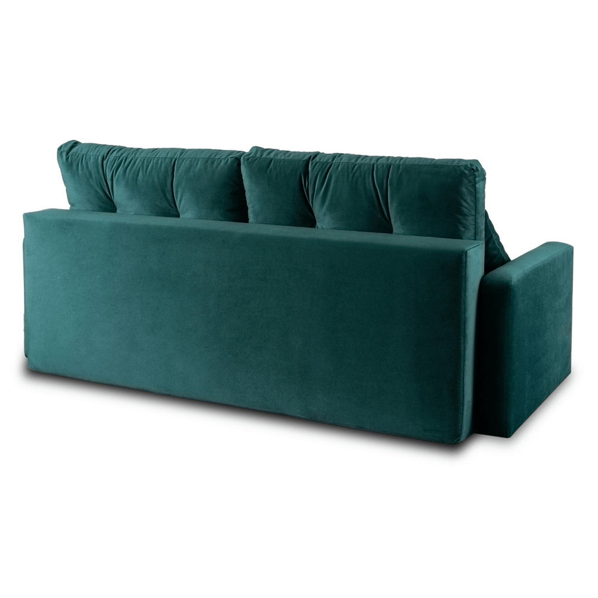 SCHLAFSOFA FAVIO Zweisitzer Grün - Grün, Holz/Textil (212/96/103cm) - makarowski meble