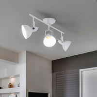 LED DECKENLEUCHTE Weiß Glänzend - Weiß, Metall (60/13/25cm)