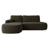 COLTAR Loridu O Premium, Stanga - maro închis/negru, material plastic/material textil (274/174cm) - MIRJAN24