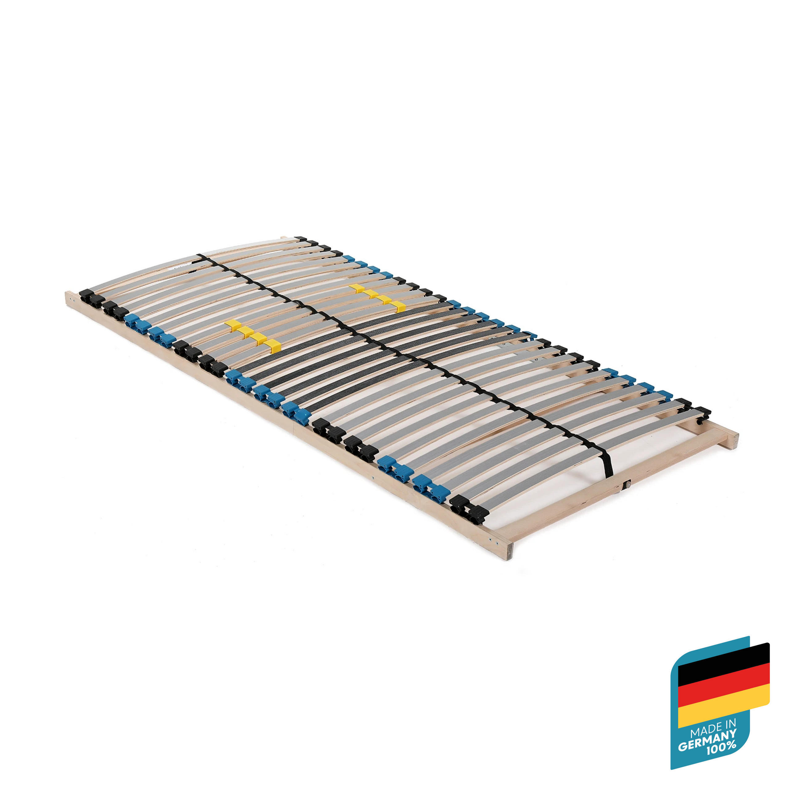 LATTENROST 80x200 cm Belastbarkeit ca. 140 Kg Schichtholz aus Selbstmontage, 7-Zonen 28 Latten - Braun, Holz/Holzwerkstoff (80/200cm) - Sleepneo