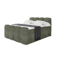 BOXBETT mit Matratze H3|H4 und Lattenrost - NINA-Z KING - 180x200 cm - Olive - Olivgrün, Holzwerkstoff (180/200cm)
