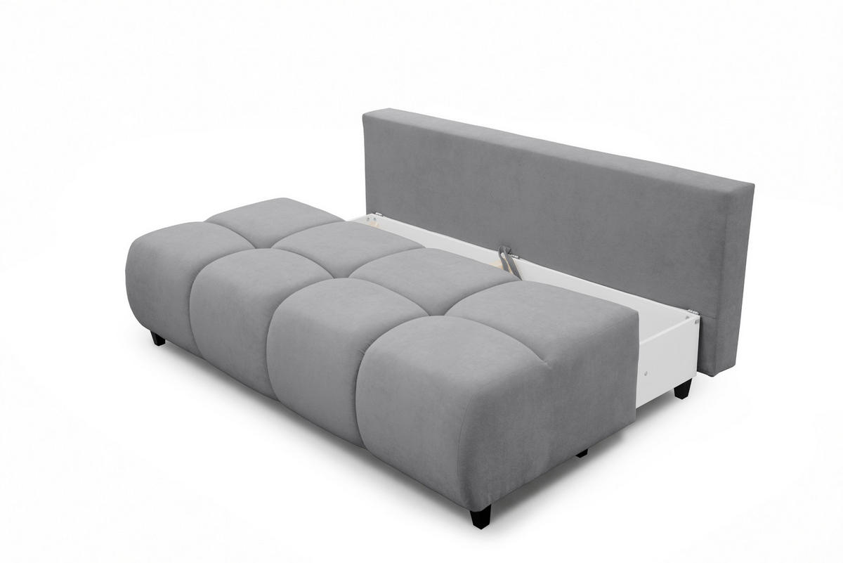 SOFA 196 cm in Aschgrau - Grau, Textil (196/79/100cm) - Home Collective