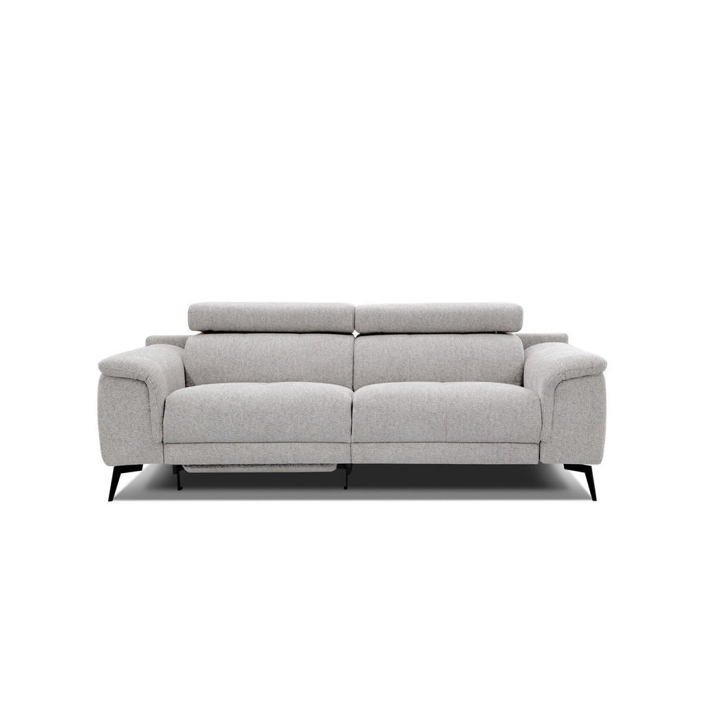 Thumbnail - Courtois Laville Relaxsofa, Hellgrau, Textil, Rechteckig, 212x82x103 cm, Wohnzimmer, Sofas & Couches, Sofas, Heimkino So...