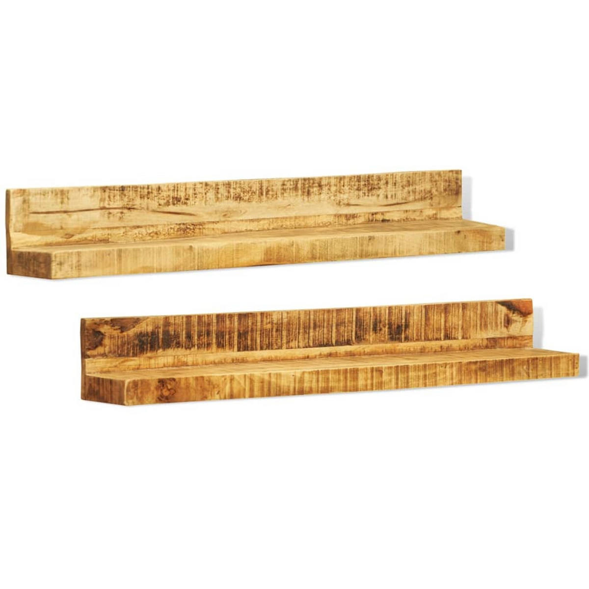 WANDREGALE 2er set Massivholz - Braun, Holz (110/16/16cm) - vidaXL