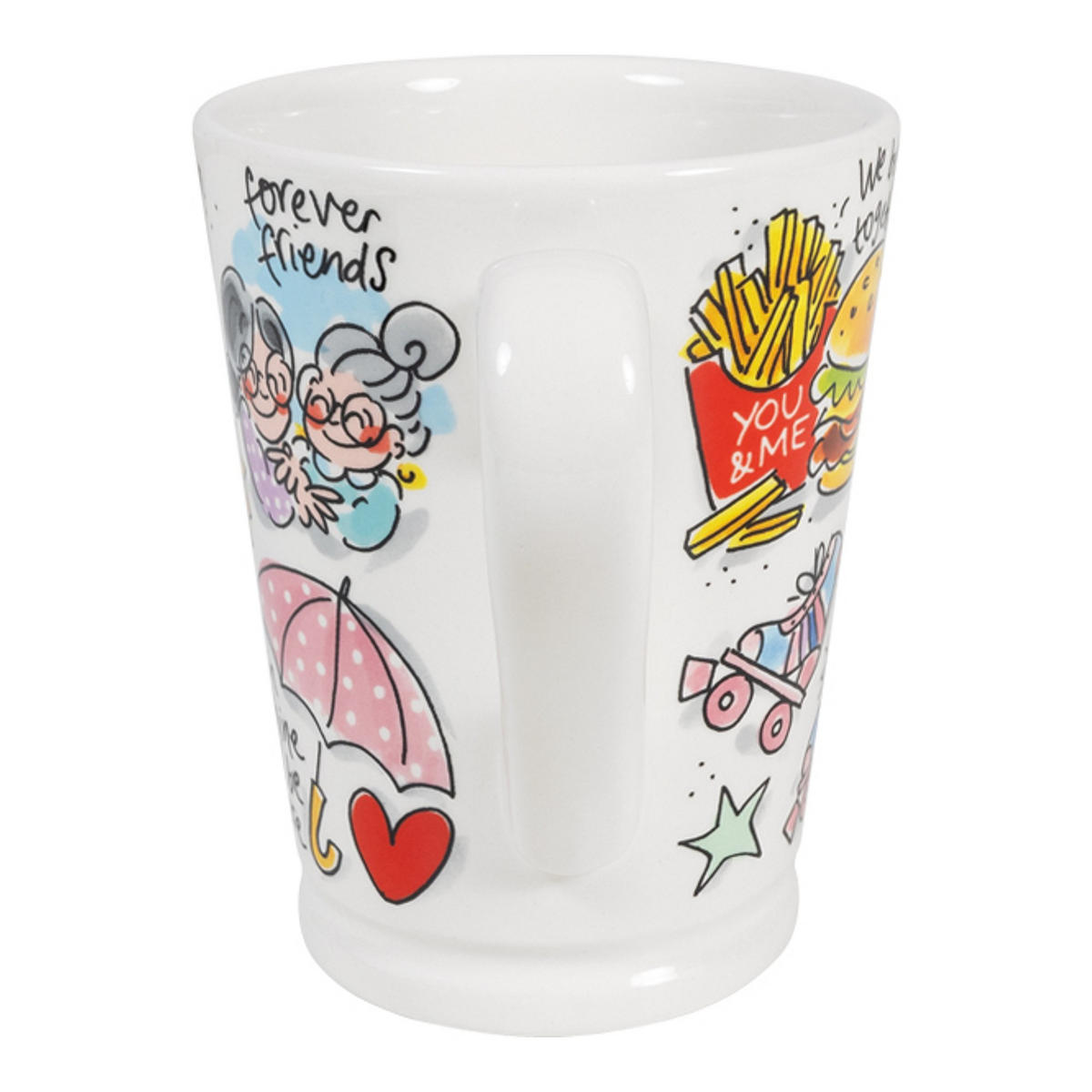 BECHER Bester Freund in Bunt - 500 ml - Multicolor, Keramik (0.5L) - Blond Amsterdam