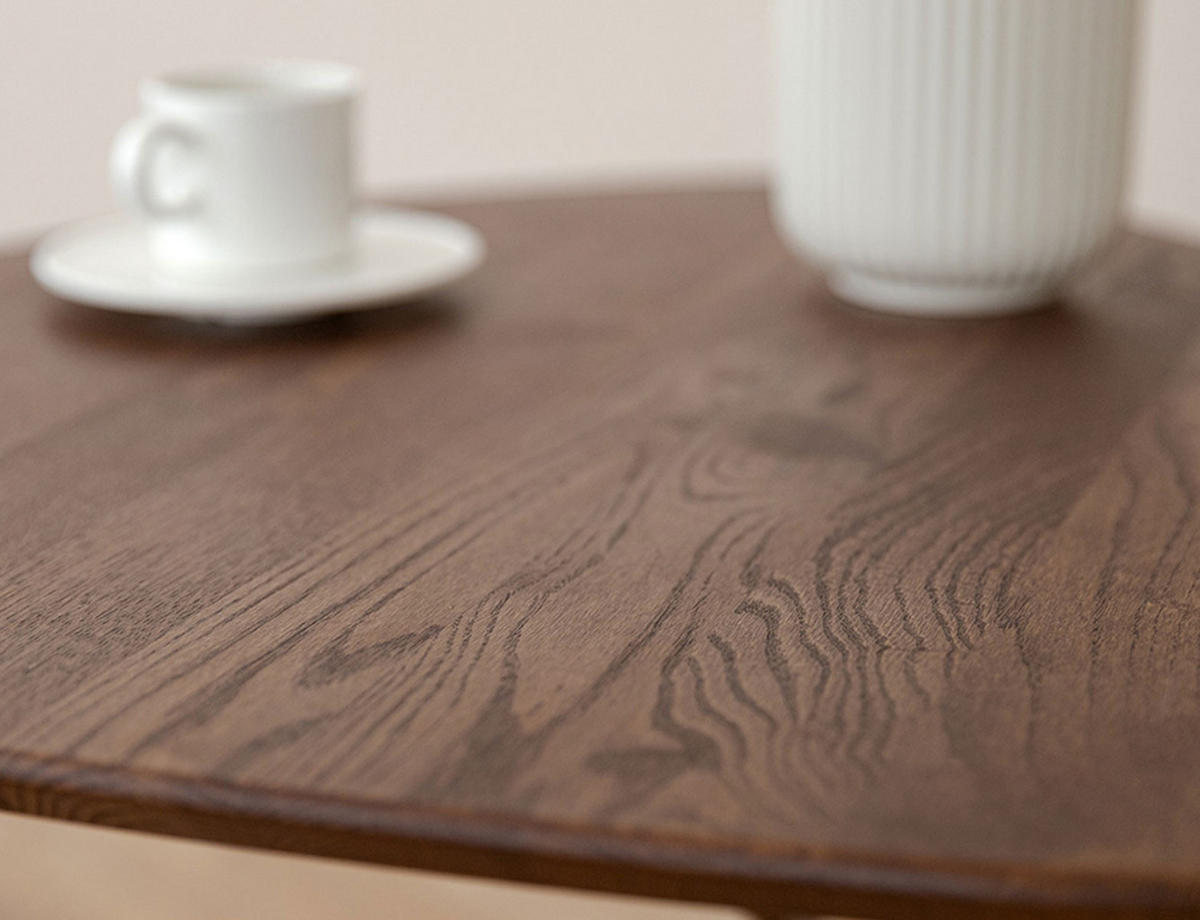 COUCHTISCH Orbetello Eiche Tabacco 70 / 70 / 41,5cm - Dunkelbraun, Holz (70/70/41.5cm) - Feldmann-Wohnen