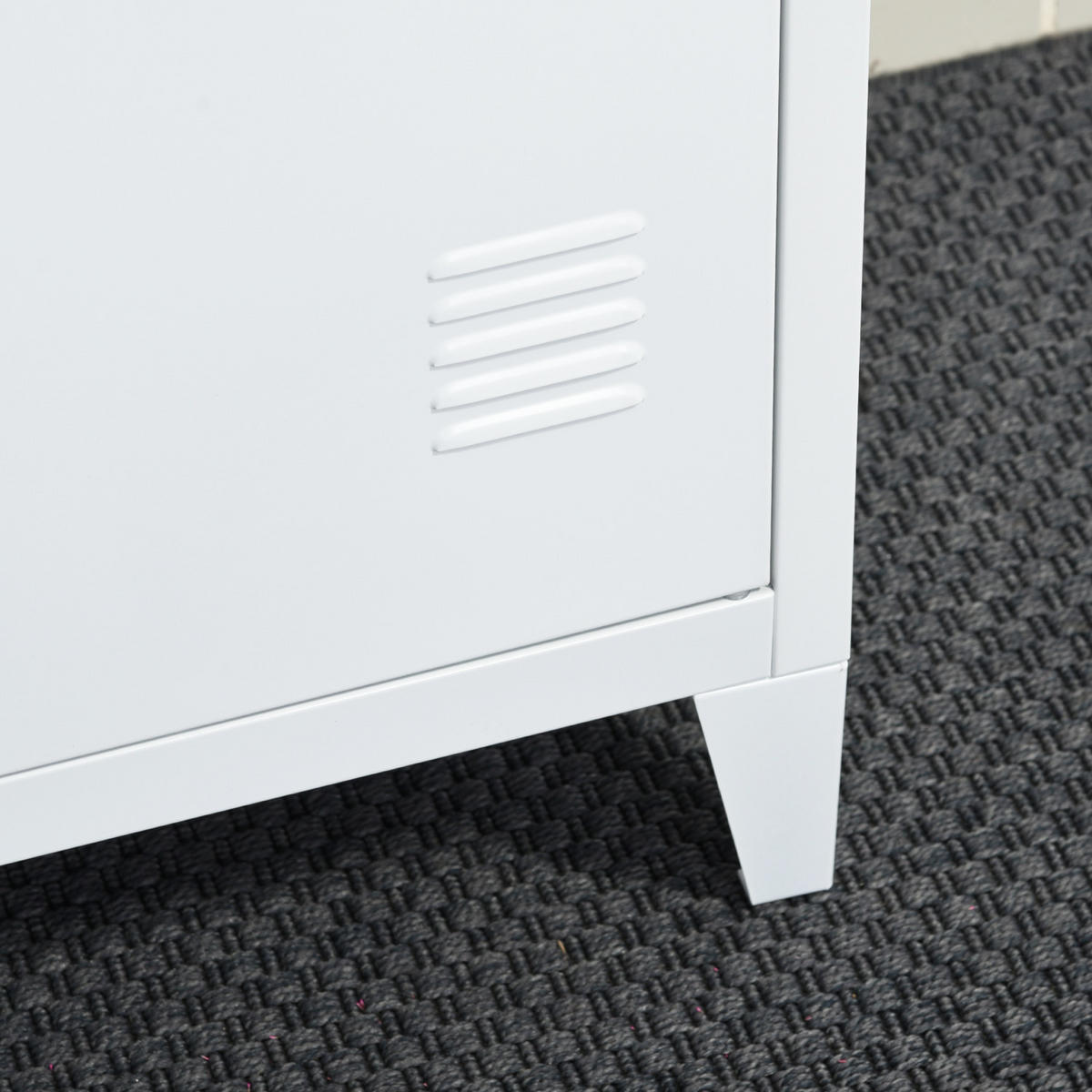 MEHRZWECKSCHRANK Metall weiß - Weiß, Metall (38/138/39cm) - Urban Meuble