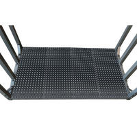 EINLEGEBÖDEN für Kaminholzregale 69x43 cm - Anthrazit, Metall (43/0.5/69cm) - QUICK STAR