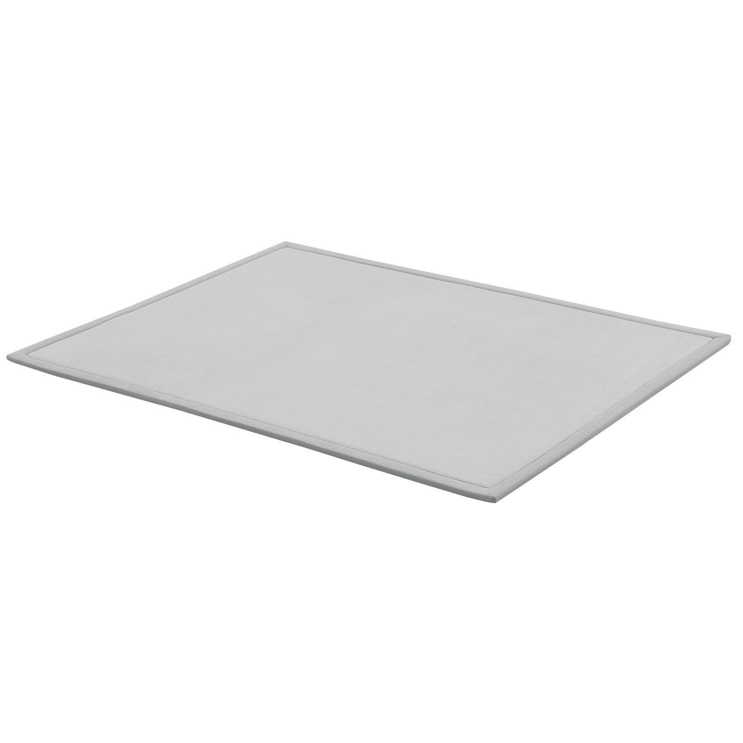 SPIELMATTE Maila grau 200 x 150 cm - Grau, Textil (150/2/200cm) - Juskys