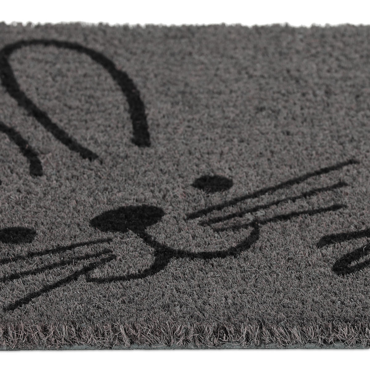 FUßMATTE - Grau, Kunststoff/Textil (60/40cm) - Relaxdays