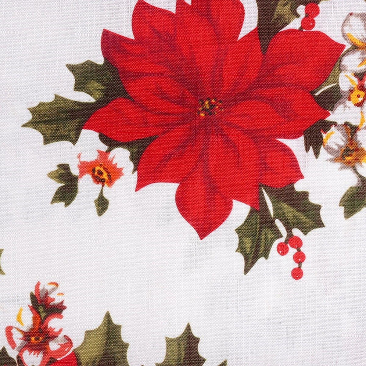 WEIHNACHTSTISCHDECKE Fleckenabweisend 180x130 cm - Weiß, Textil (180/130cm) - Excellent Houseware
