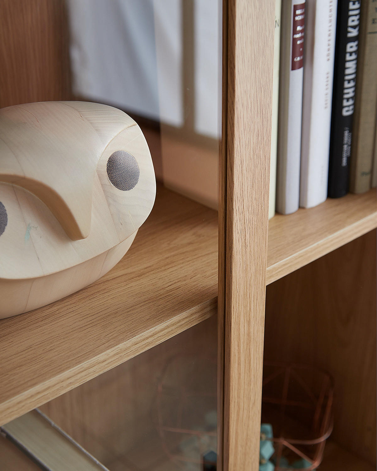 HIGHBOARD - Eichefarben/Schwarz, Holzwerkstoff/Metall (89/130/30cm) - home24