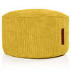 SITZSACK-HOCKER Pouf "Cord" 45x25cm - Gelb, Textil (45/25/45cm) - Green Bean