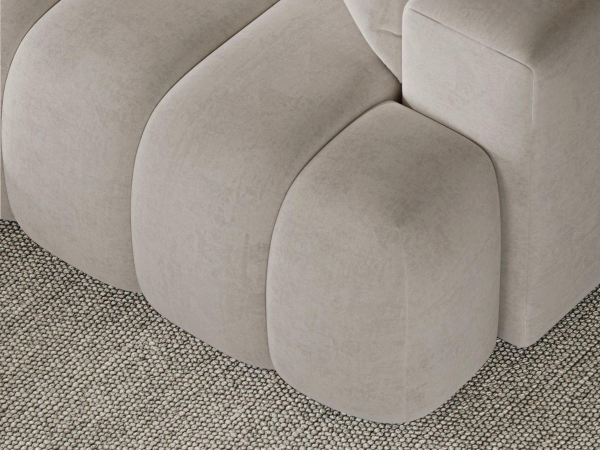 ECKSOFA Caleo Beige Links - Beige, Holz/Textil (270/170cm) - Graingold