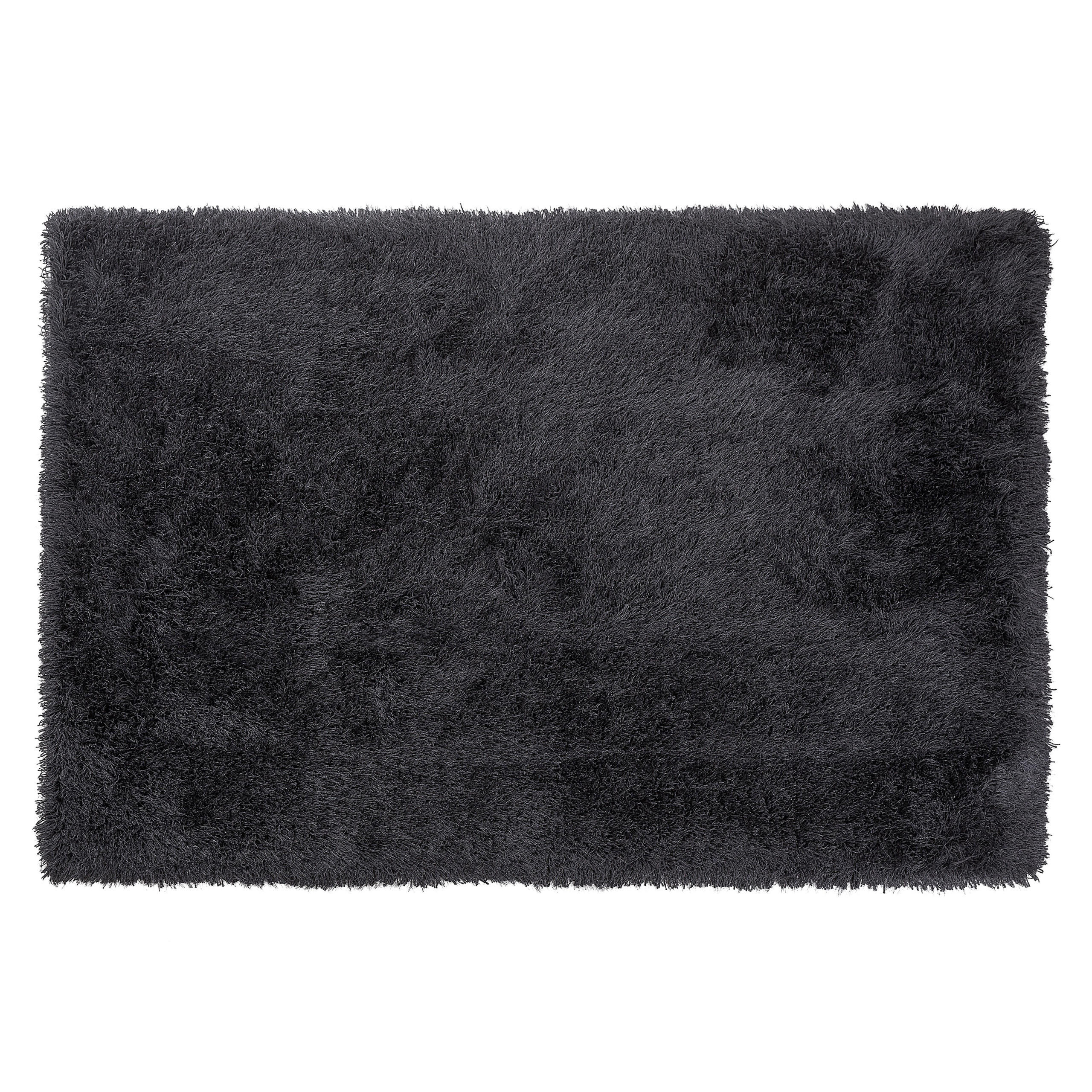 SHAGGY-TEPPICH Cide 200/140 cm - Schwarz, Kunststoff (140/200cm) - Beliani