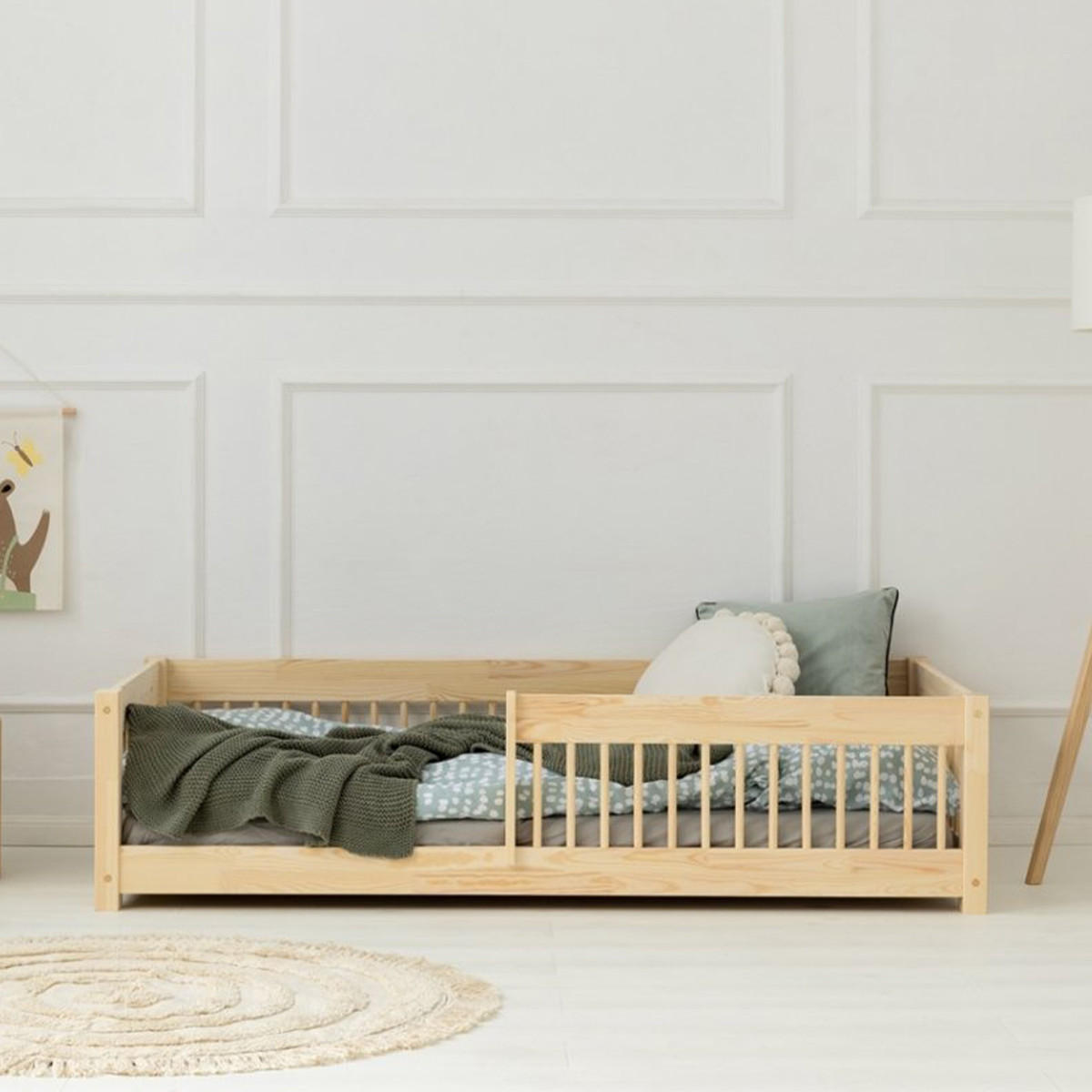 POSTEL 90/200 Ariette Přírodní dřevo - hnědá, dřevo (90/200cm) - Petits-meubles