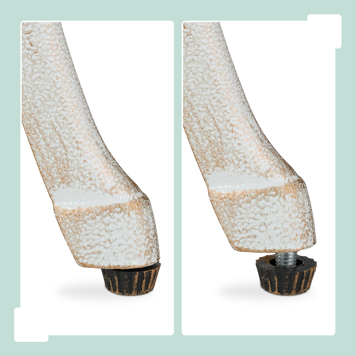 3-TLG.GARTENMÖBEL-SET - Weiß, Metall - Relaxdays