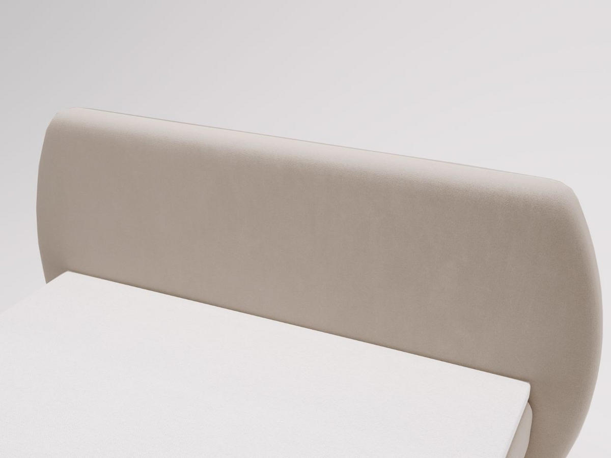 BOXBETT Bogota 180x200 Beige - Beige, Holz/Textil (180/200cm) - Graingold