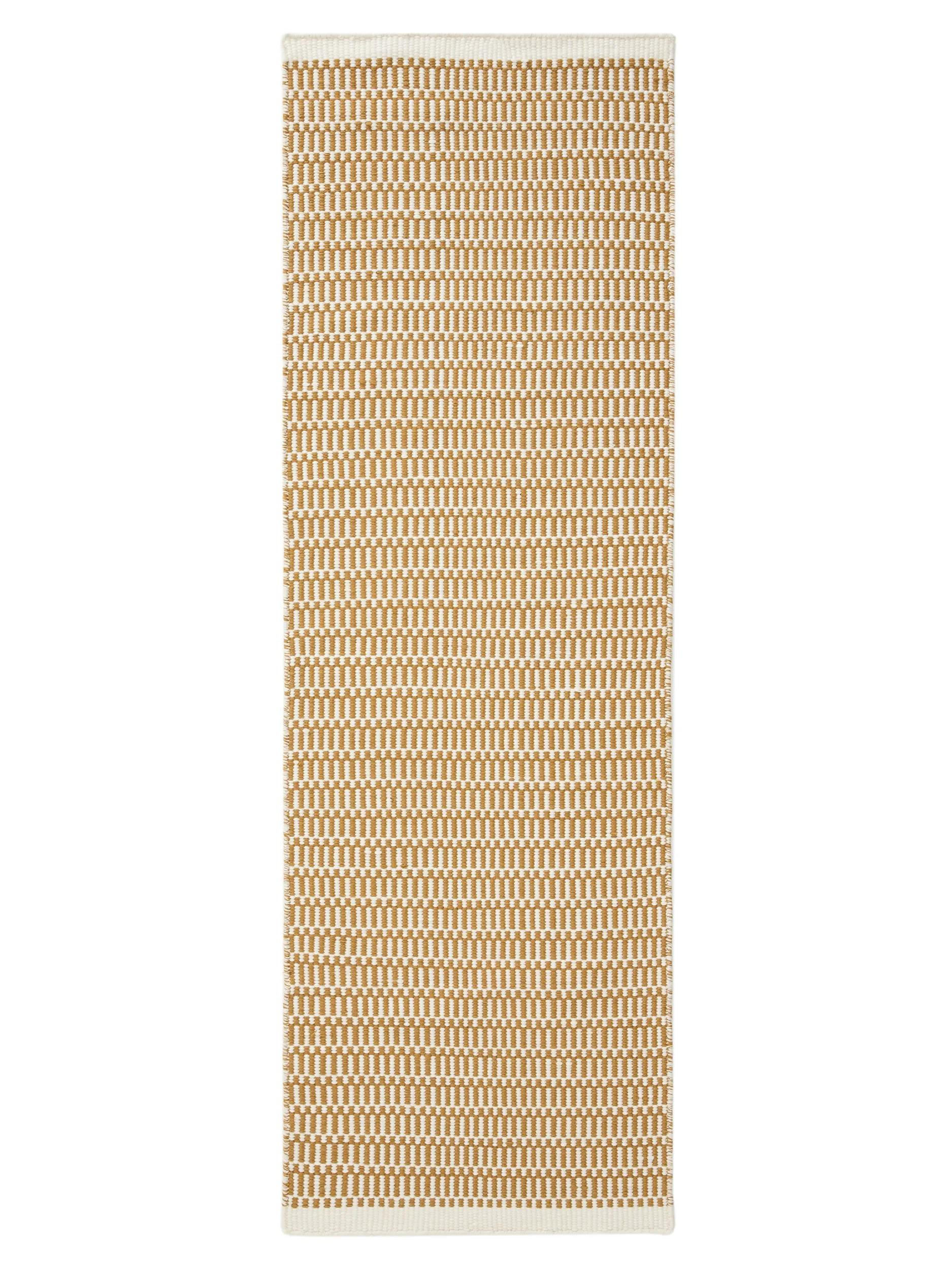 WOLLTEPPICH-LÄUFER Laura handgewebt 80/250 cm - Braun, Naturmaterialien/Textil (80/250cm) - benuta Pure
