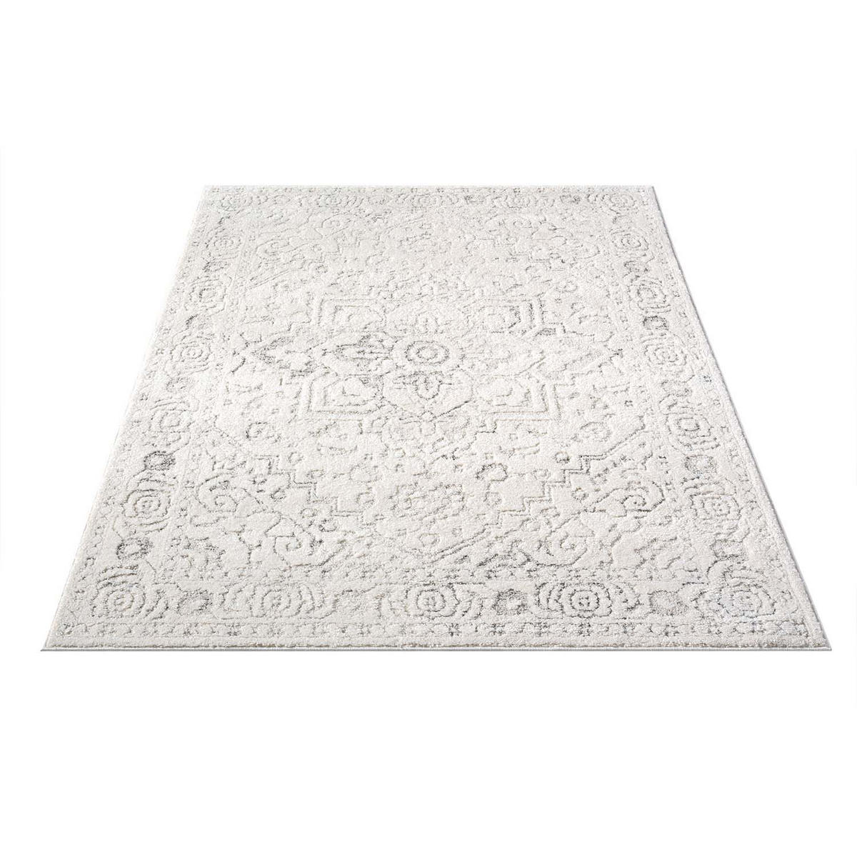 KURZFLOR-TEPPICH Lounge 0638 Creme 160x230 cm - Creme, Textil (160/230cm) - carpet city