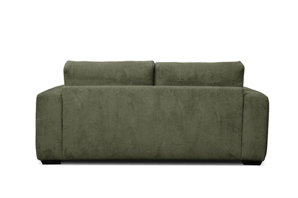 SOFA OLI 3-Sitzer, olivgrün - Olivgrün, Holz/Textil (208/91/108cm) - Courtois Laville