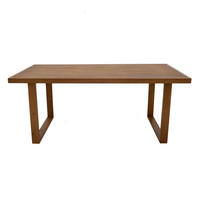 GARTENTISCH Saline Natur 90 x 180 - Braun, Holz (90/74/74cm) - Kenay Home