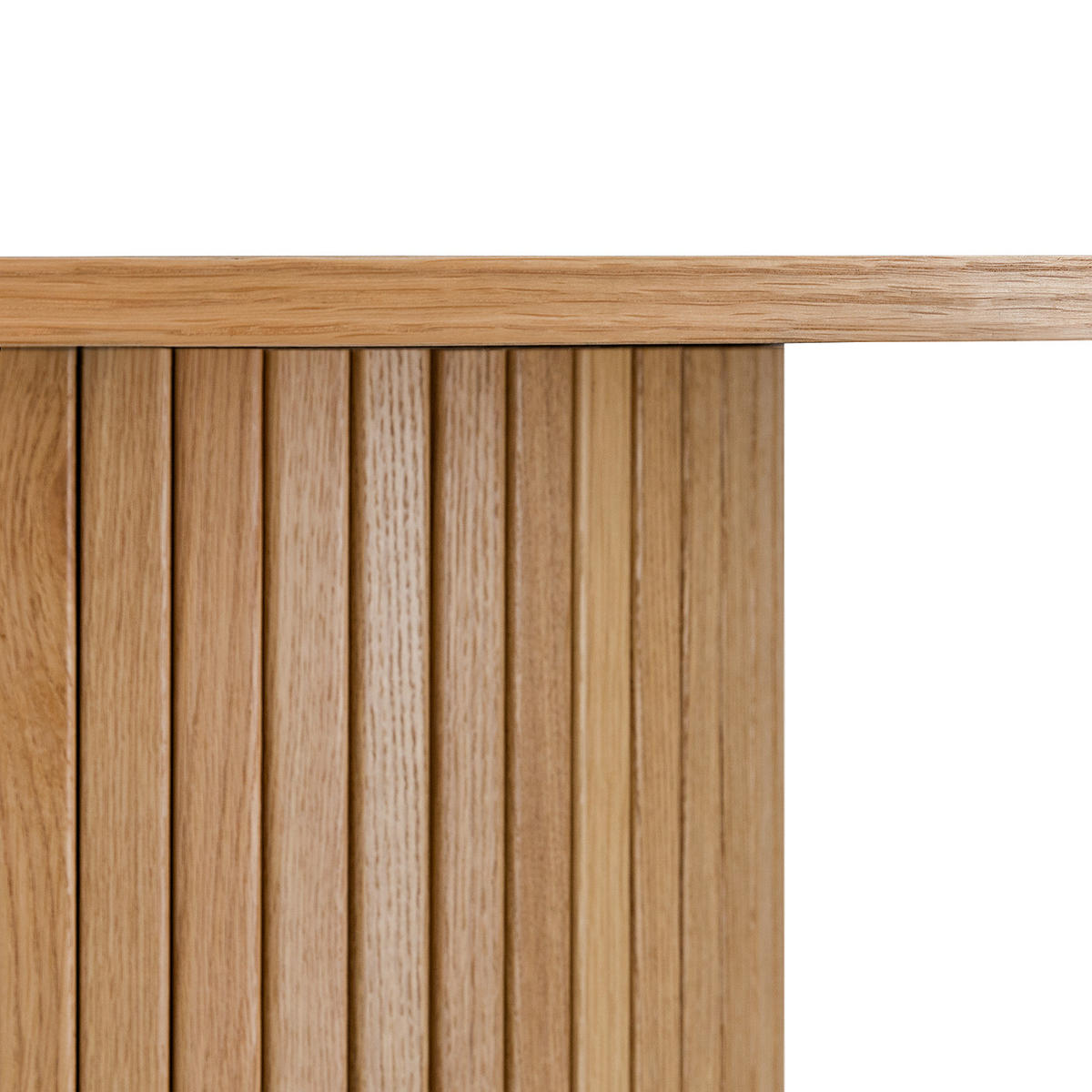 ESSTISCH - MDF / Eisen - Eichefarben, Holzwerkstoff/Metall (120/120/75cm) - home24