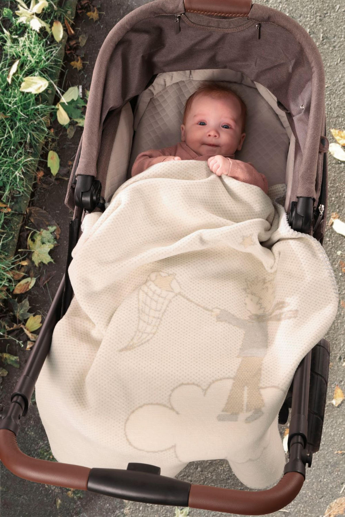 KINDERDECKE Lovely & Sweet Little Prince 75 x 100cm - Multicolor, Textil (75/100cm) - Biederlack