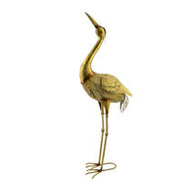 FIGURA Cedric, kovová, zelená, 35/20/76 cm - zlatá, kov (20/50/50cm) - Mondex