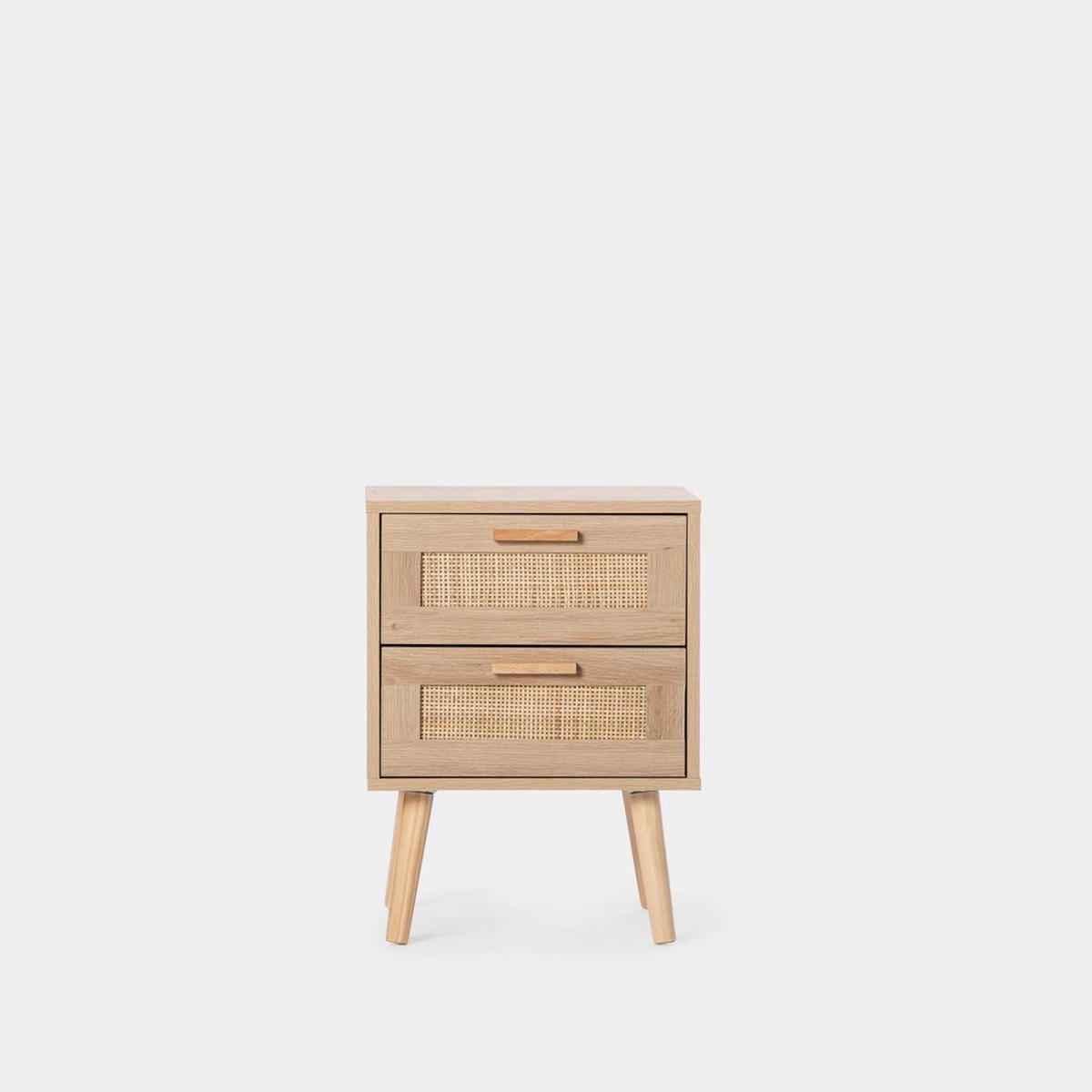 NACHTTISCH MIT 1 SCHUBLADE Tahiti Natürlich 40 cm x 56 cm - Naturfarben, Holzwerkstoff (40/56/40cm) - Klast Home