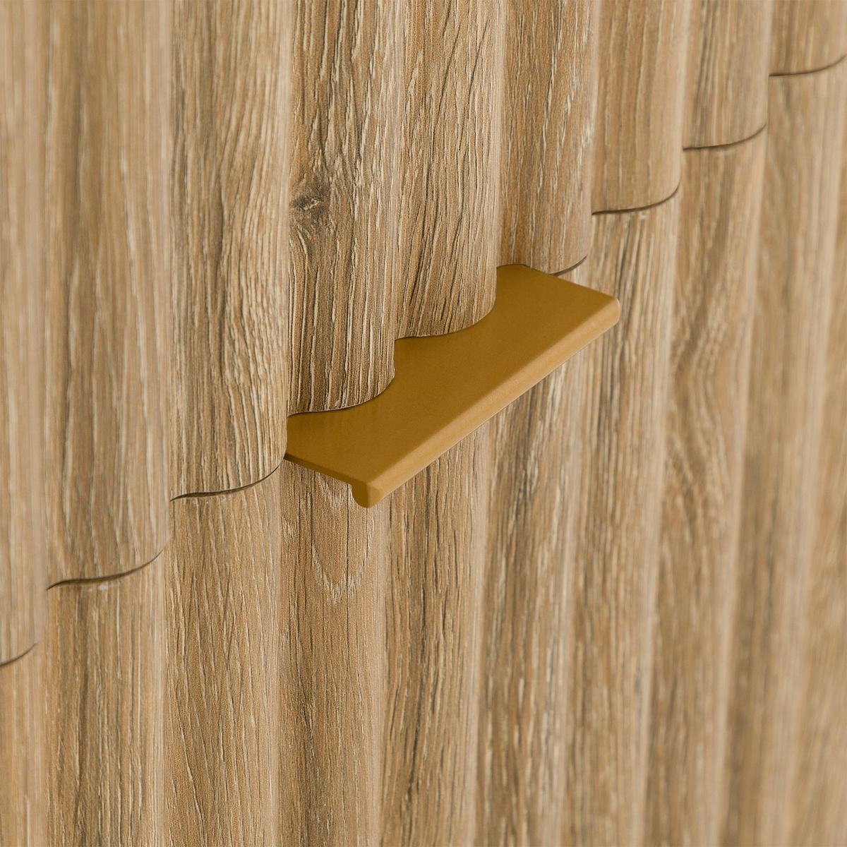 NACHTTISCH ELLA Eiche - Eichefarben, Holzwerkstoff (45/50/39cm) - IDIMEX