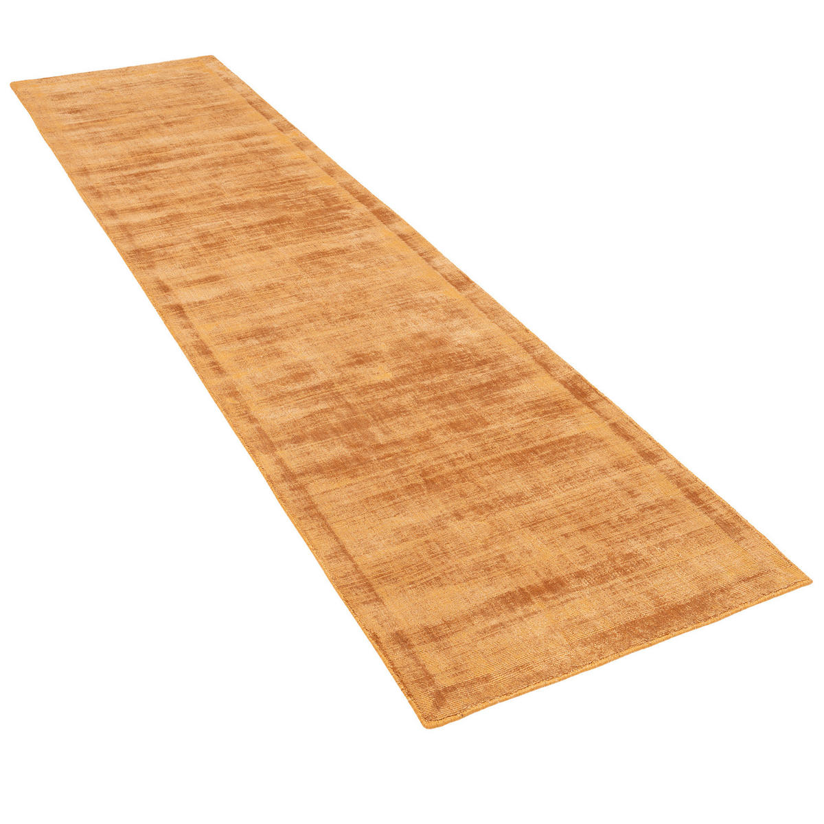 LUXUS DESIGNER TEPPICH LÄUFER ROMA - Terra cotta, Textil (90/160cm) - Pergamon