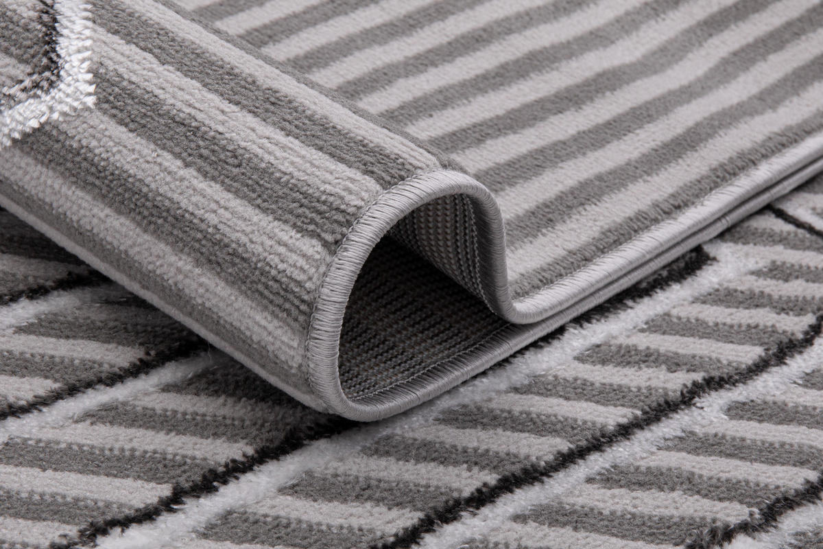 TEPPICH CRYSTAL Grau 300/400 cm - Grau, Textil (300/400cm) - Tapiso