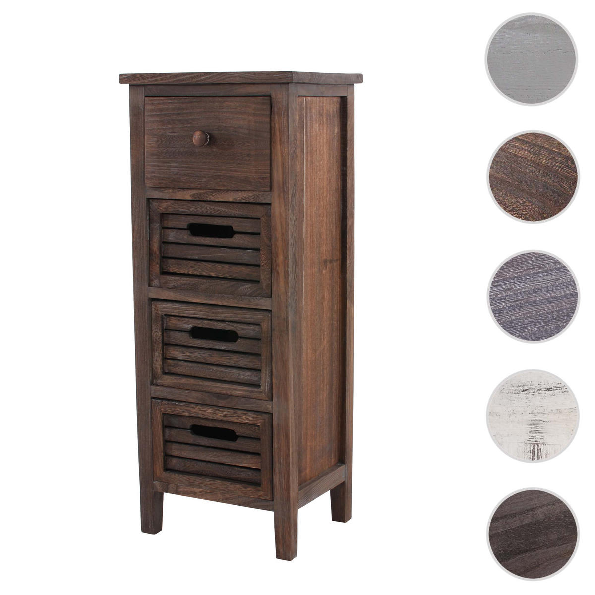 KOMMODE Braun - Braun, Holz (30/74/25cm) - MCW